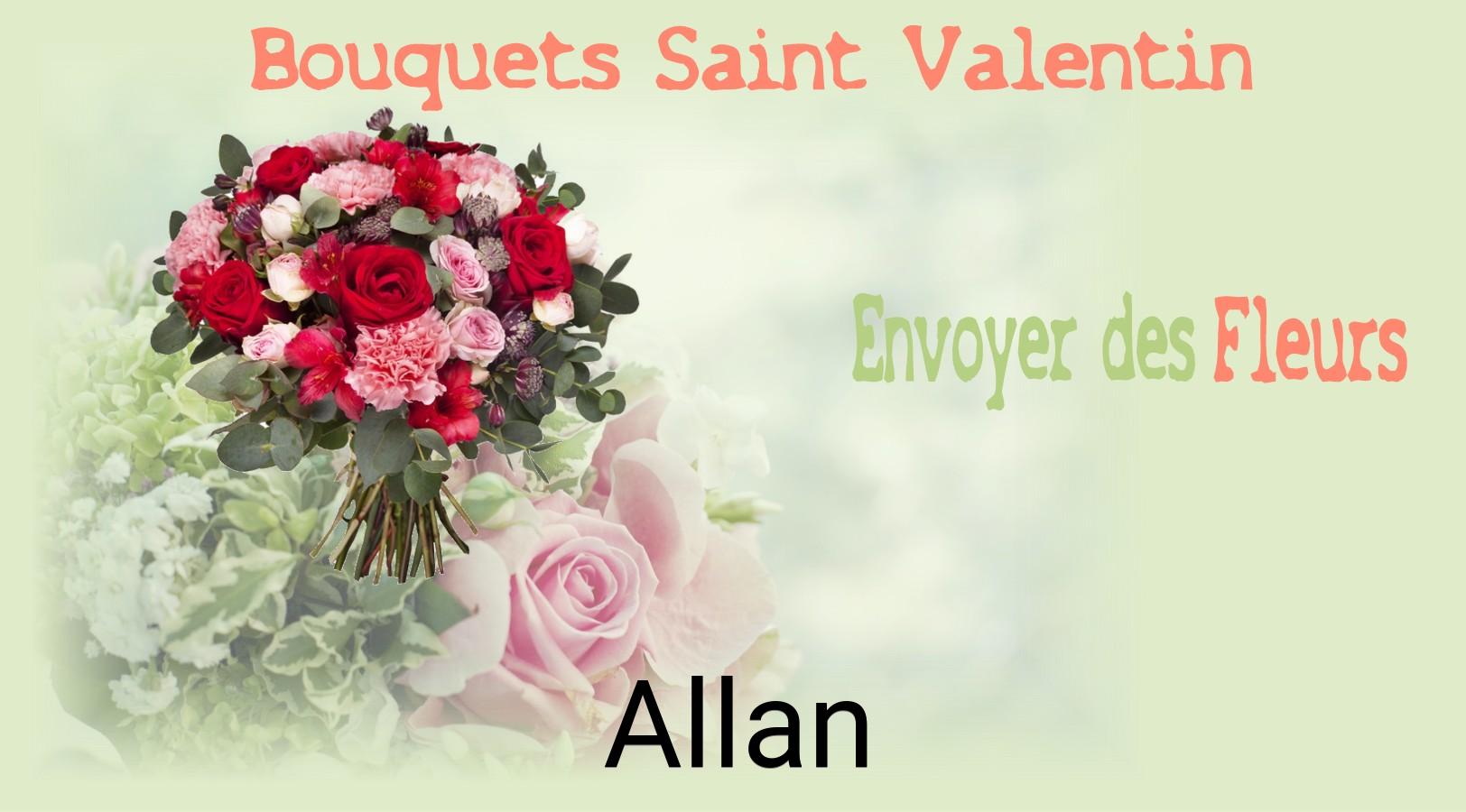 Roses de Saint-Valentin livrées à Allan